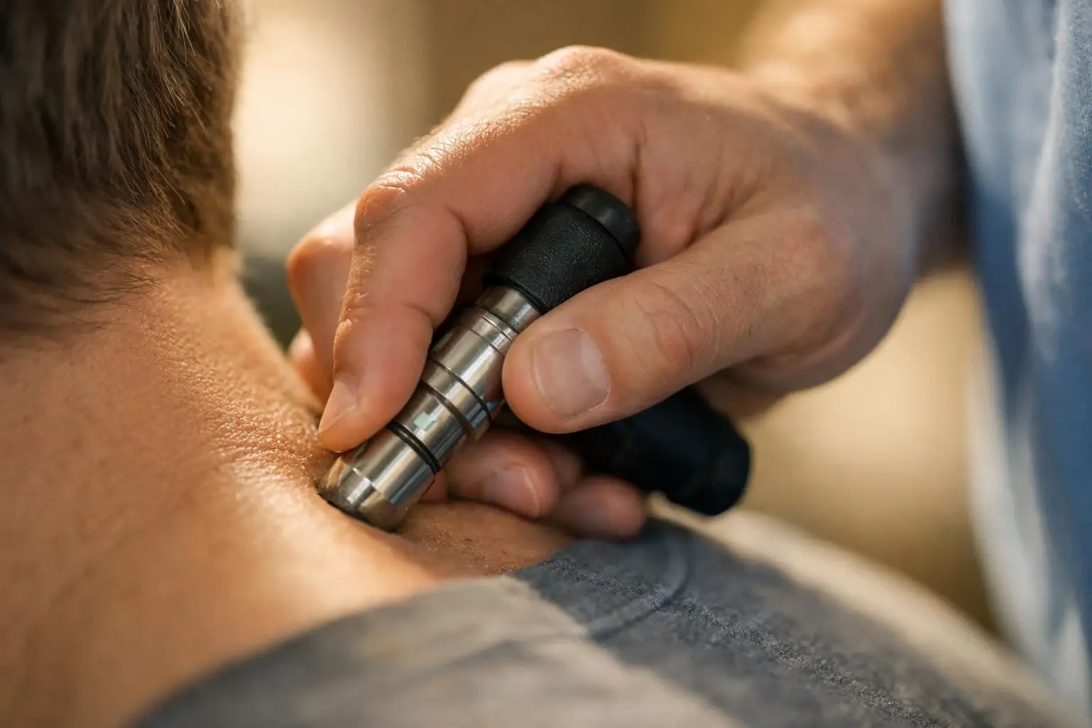 Chiropractic Adjustment in Chiropractor: Chiropractic Adjustment is a precise, hands-on procedure where a licensed chiropr...