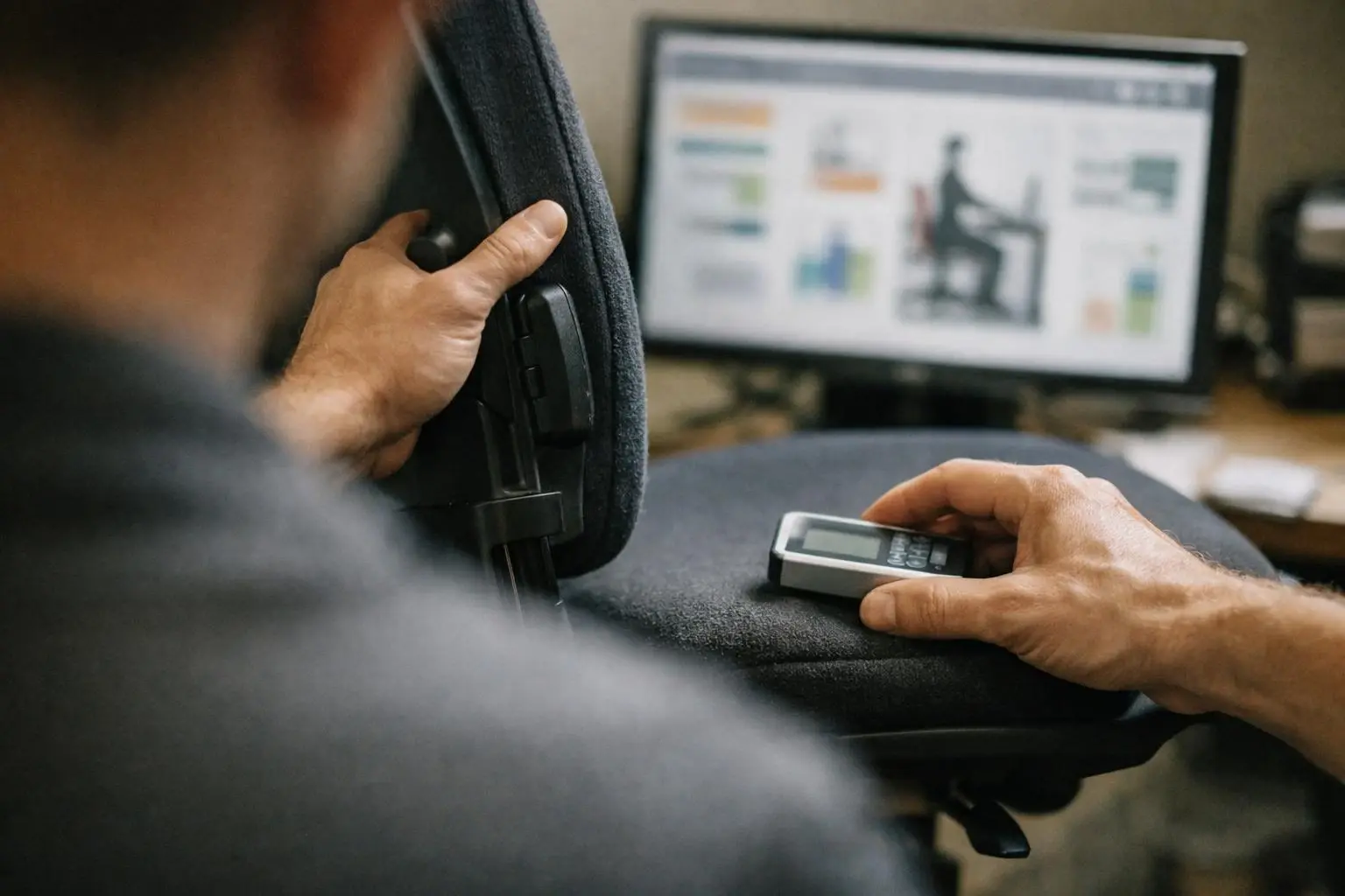 How Ergonomic Assessment applies to Chiropractor services in Hermitage, United States—practical illustration