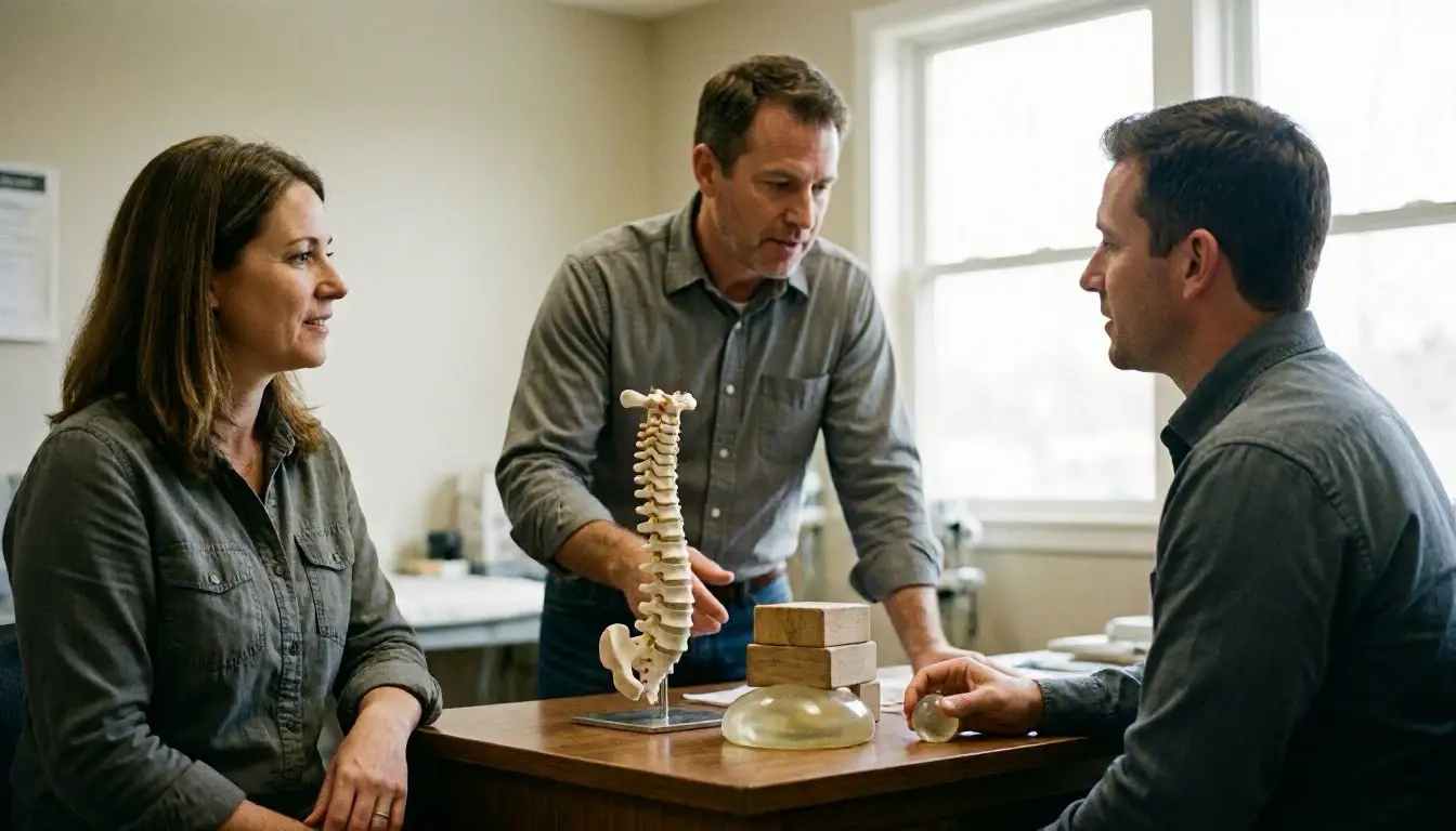 Herniated Disc in Chiropractor: Herniated Disc is a spinal condition where the soft, gel-like center of—visual guide