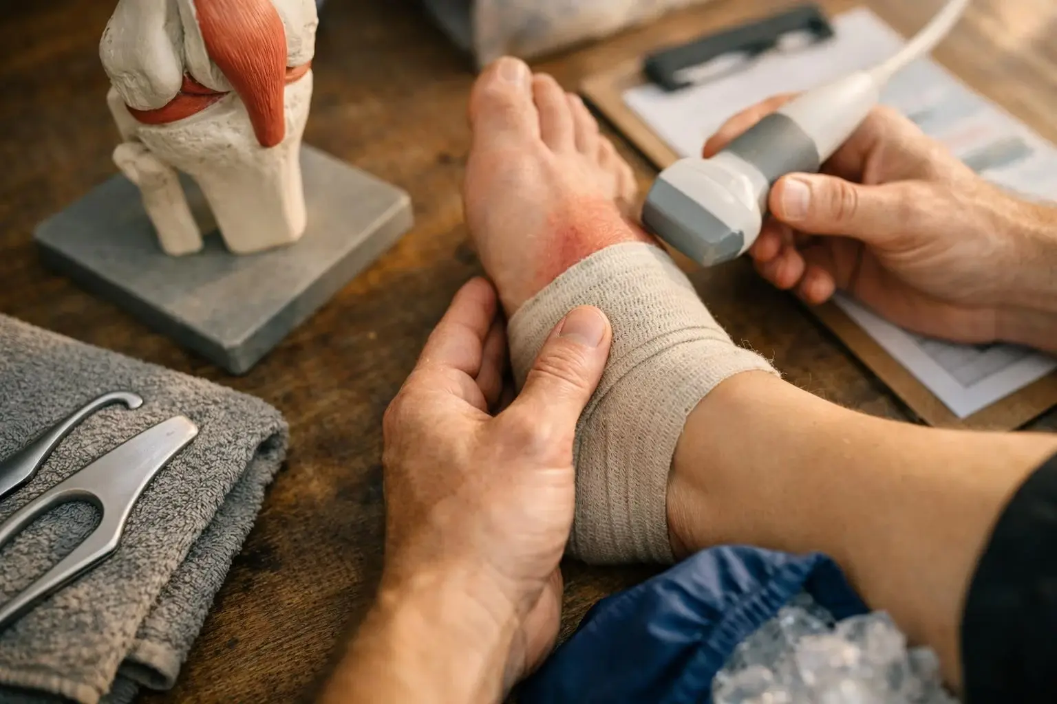 Ligament Sprain in Chiropractor: Ligament Sprain is an injury to a ligament, the tough band of—visual guide