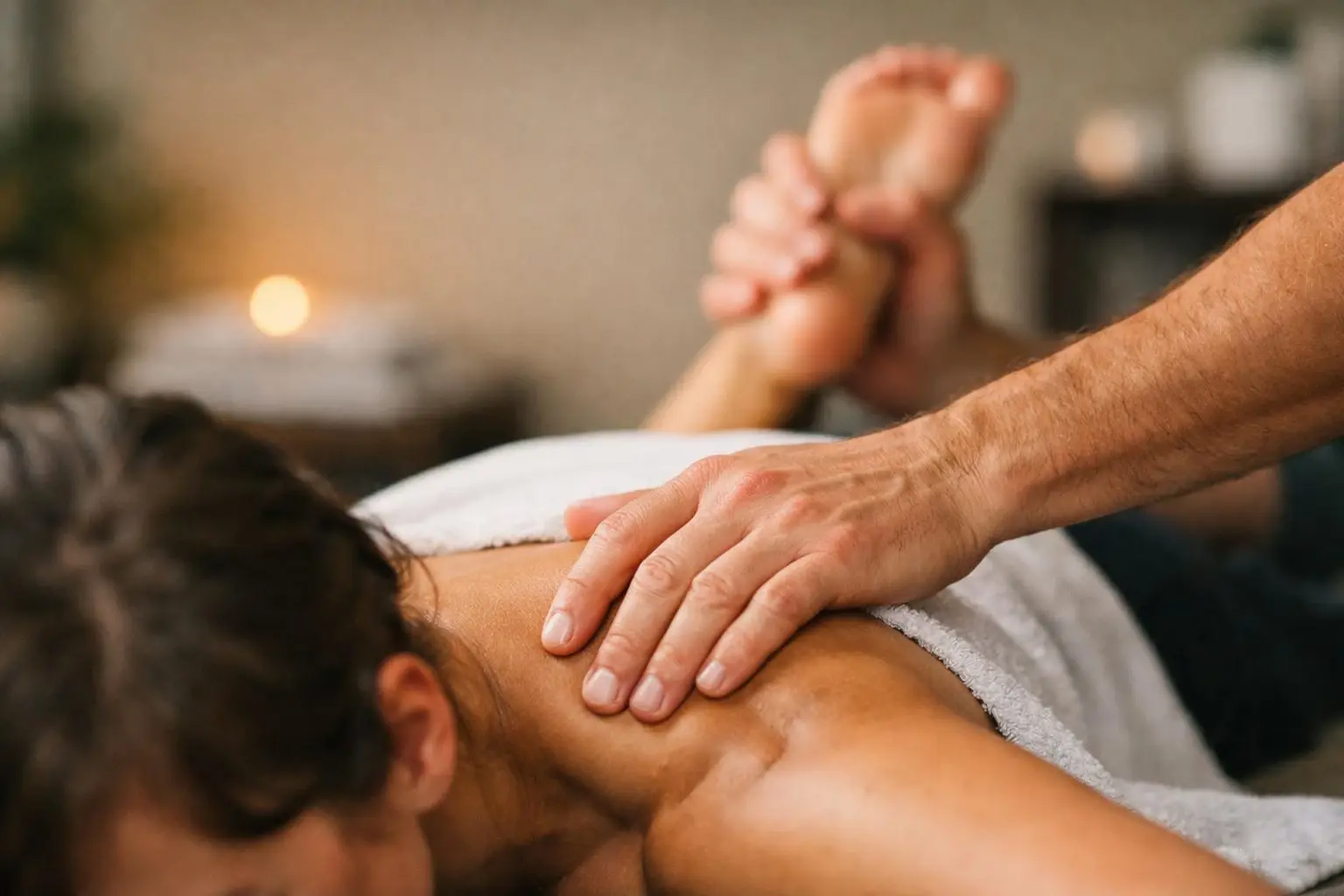 Massage Therapy in Chiropractor: Massage Therapy is a hands-on treatment that uses pressure, movement, And stretching—visu...