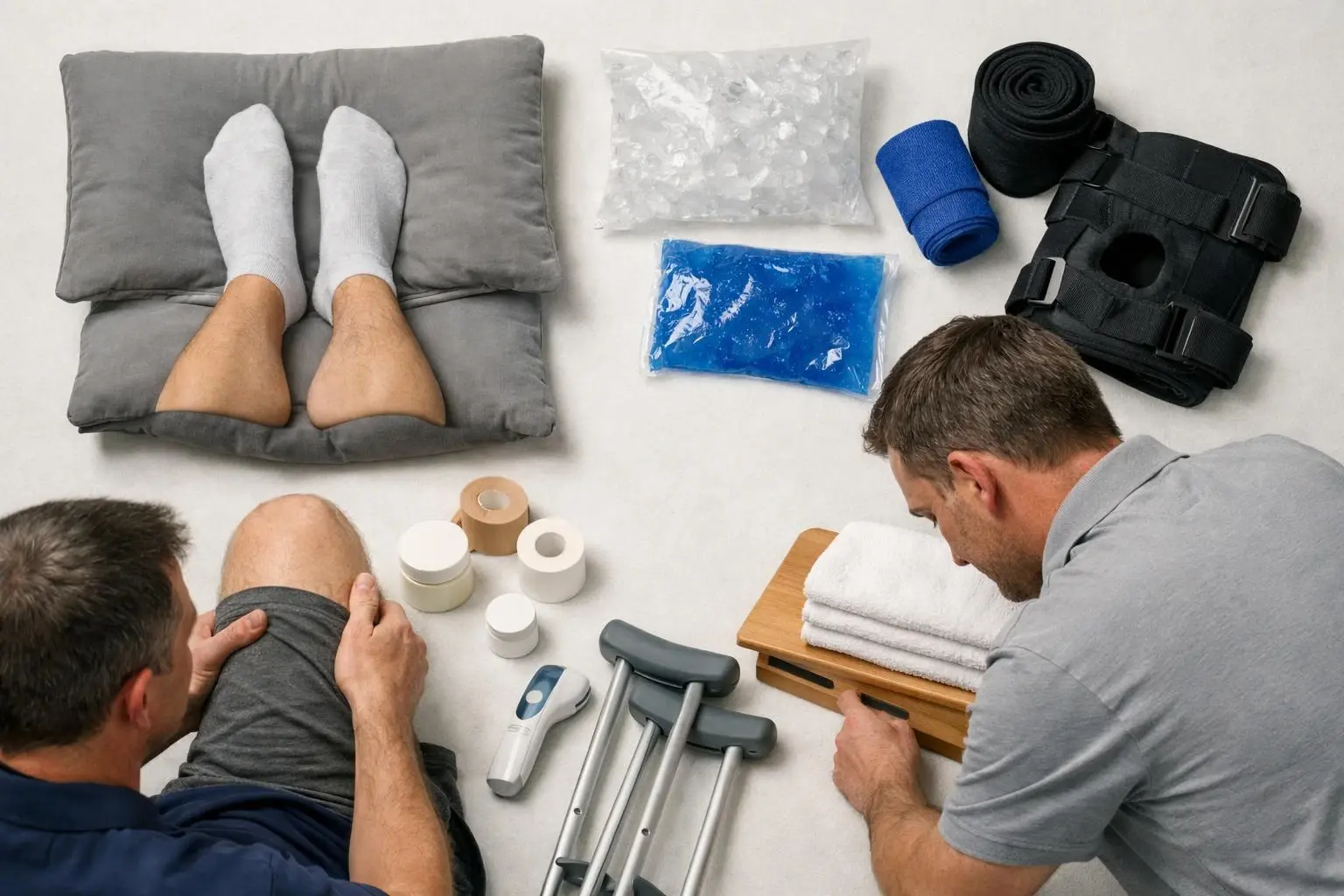 Rest Ice Compression Elevation in Chiropractor: Rest Ice Compression Elevation is a first-aid treatment method used to red...