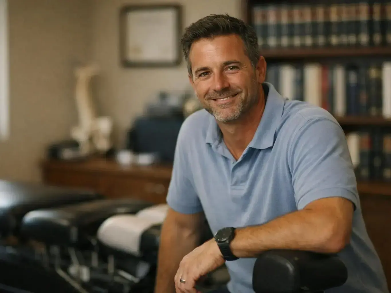 Chiropractor Hermitage, TN — in action